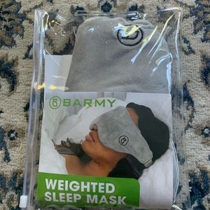 Barmy weighted sleep mask